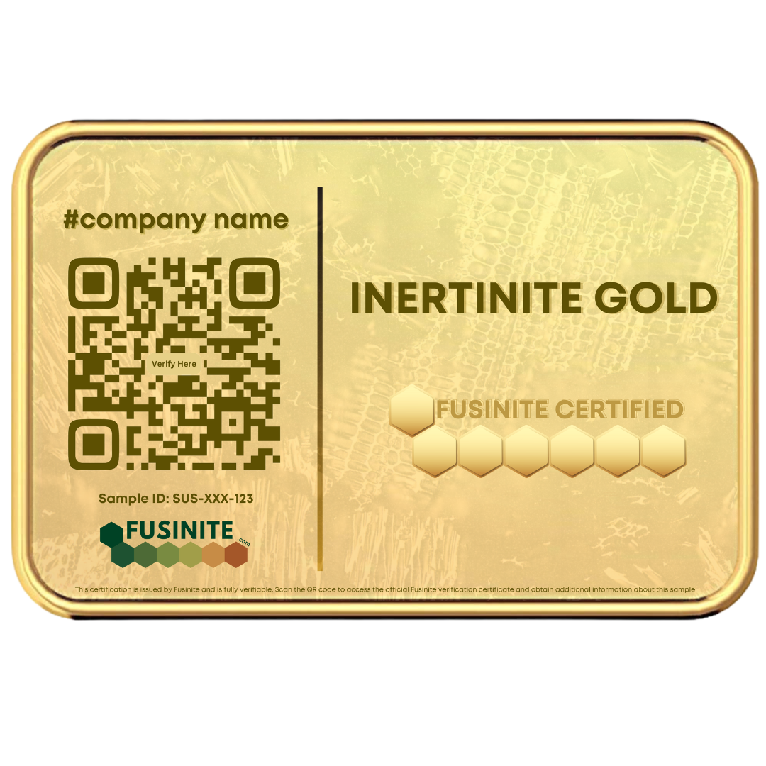 Inertinite Gold Certification